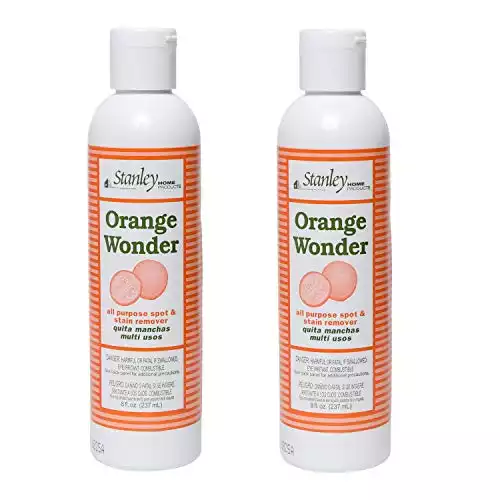 Stanley Home Products Orange Wonder All-Purpose Spot and Stain Remover – Eco-Friendly Oil & Grease Cleaning & Laundry Detergent For Baby & Kid’s Clothing, Carpet, Furniture, Co...