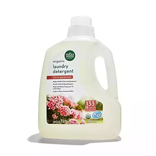 Whole Foods Market, Organic Citrus Geranium 200Ounce Laundry Detergent, 200 Fl Oz